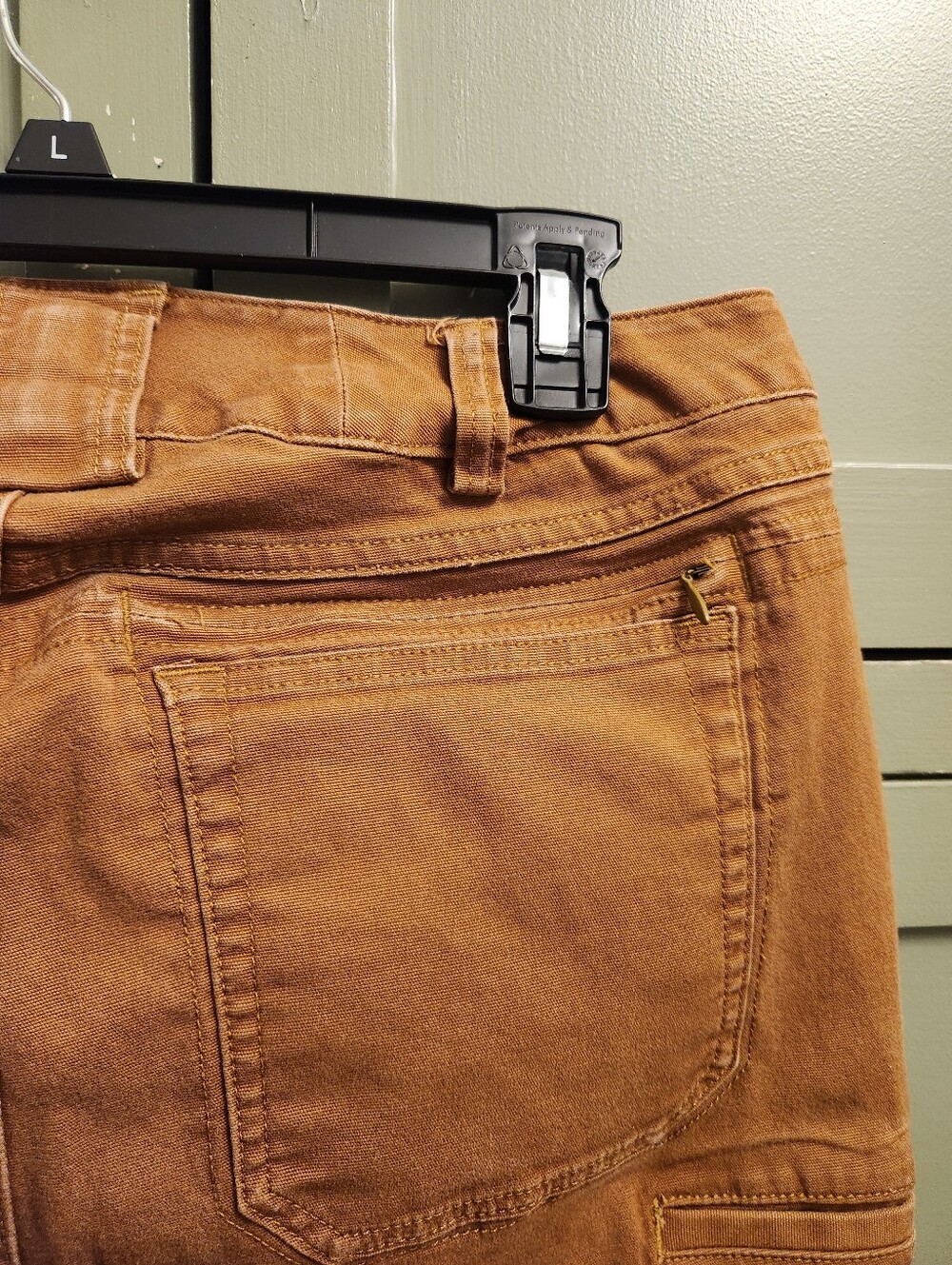 Duluth Trading Cargo Work Pants - Burnt Orange 12×31 - Picture 3 of 6
